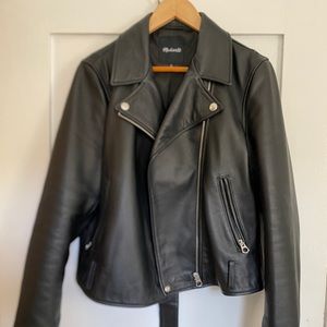 Madewell Ultimate Leather Motorcycle Jacket XL